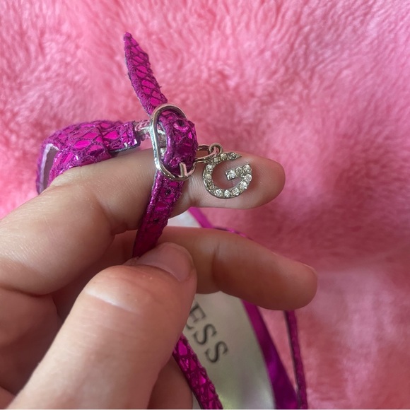 NWOT Guess by Marciano Pink Bow Stiletto Heels - Picture 7 of 9